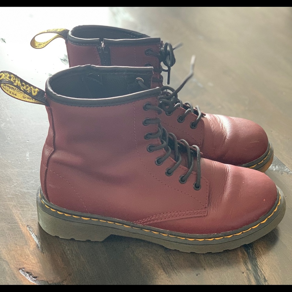 Dr. Martens kids 1460J cherry red Size 34,UK 2
